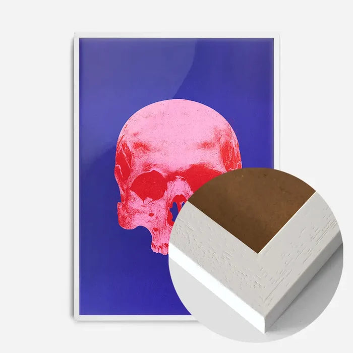21x30cm | 8¼ x 11¾in / White Wood Frame