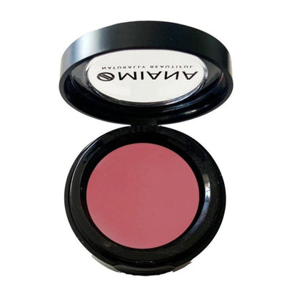 Omiana Natural Cosmetics Blush Rose Pink Pure Mineral Blush or Lip Butter - Without Titanium Dioxide, Carmine, & More!