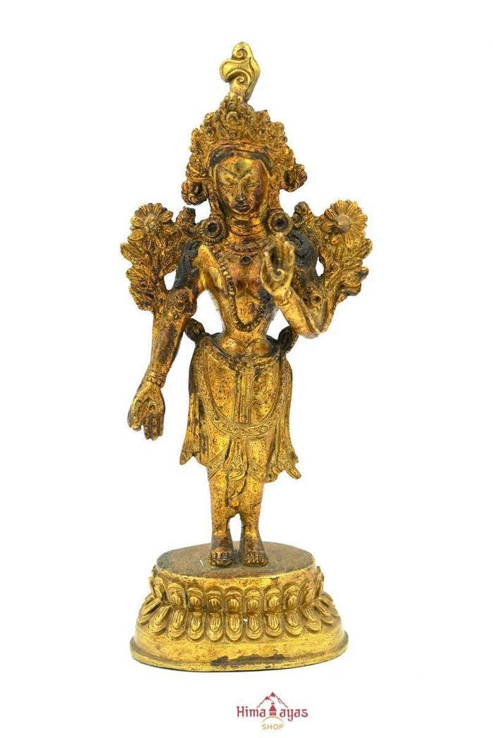 Quan Yin Bronze statue - Himalayas Shop