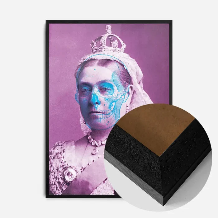 21x30cm | 8¼ x 11¾in / Black Wood Frame