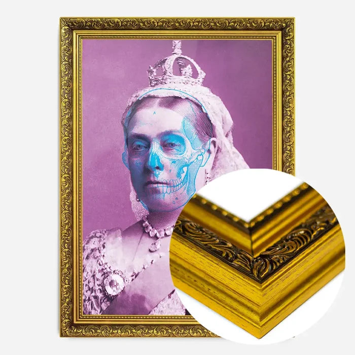 21x30cm | 8¼ x 11¾in / Gold Ornate Frame