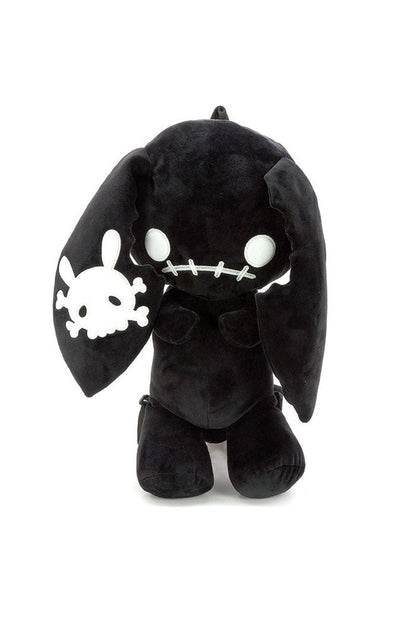 Black Naughty Bunny Stuffed Backpack