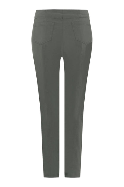 Robell 51559-5499-881 Bella K (73cm) Petite Trouser - Dark Olive (881) by Robell, shop Robell at Dotique.