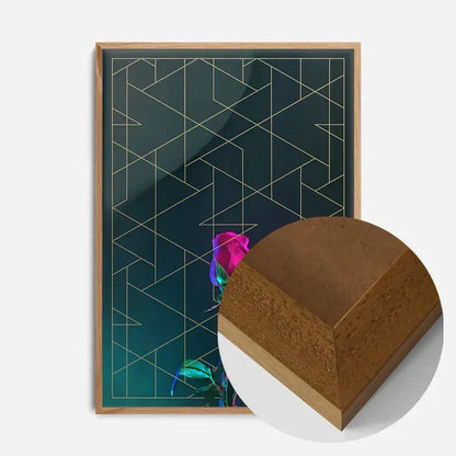 21x30cm | 8¼ x 11¾in / Oak Wood Frame