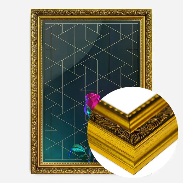 21x30cm | 8¼ x 11¾in / Gold Ornate Frame