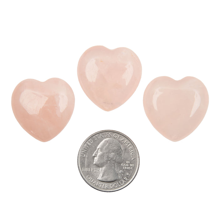 Rose Quartz - Hearts, Intuitive Picks
