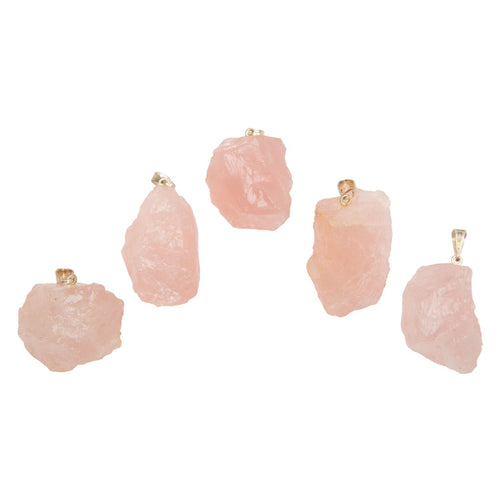 rose quartz pendant