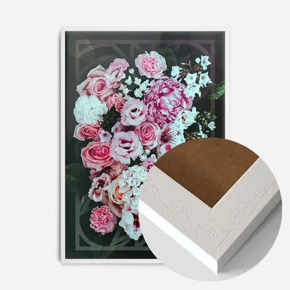 21x30cm | 8¼ x 11¾in / White Wood Frame