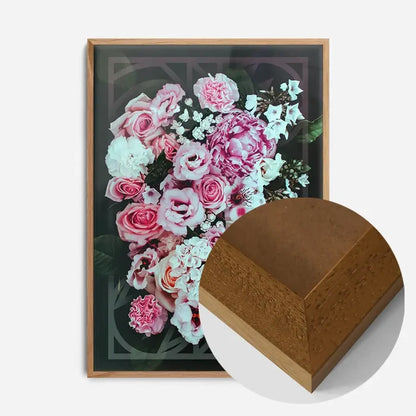 21x30cm | 8¼ x 11¾in / Oak Wood Frame