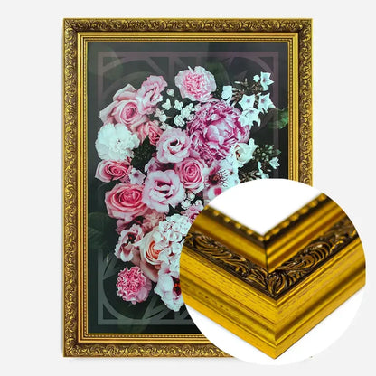 21x30cm | 8¼ x 11¾in / Gold Ornate Frame