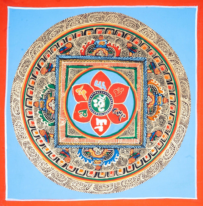 Round Mandala Art - Himalayas Shop