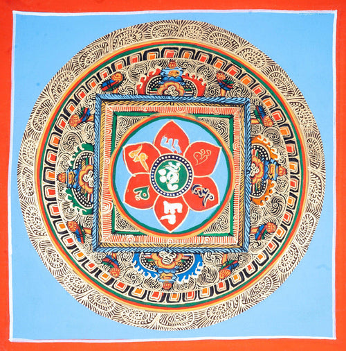 Round Mandala Art - Himalayas Shop