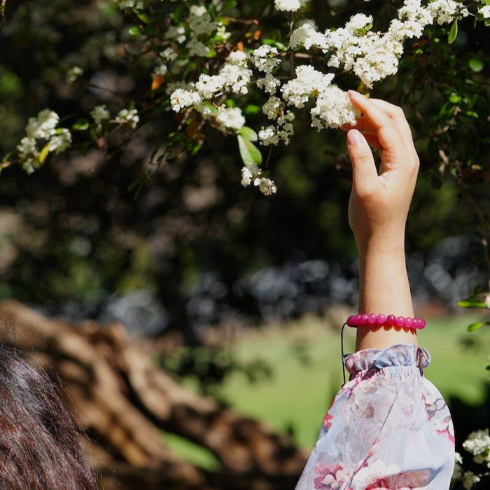 Ruby Stone Bracelet for Creativity and Self Confidence - Himalayas Shop