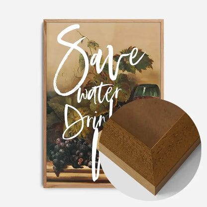 21x30cm | 8¼ x 11¾in / Oak Wood Frame
