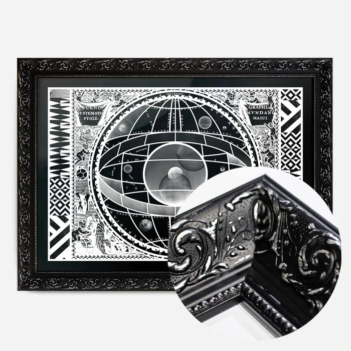 21x30cm | 8¼ x 11¾in / Black Ornate Frame