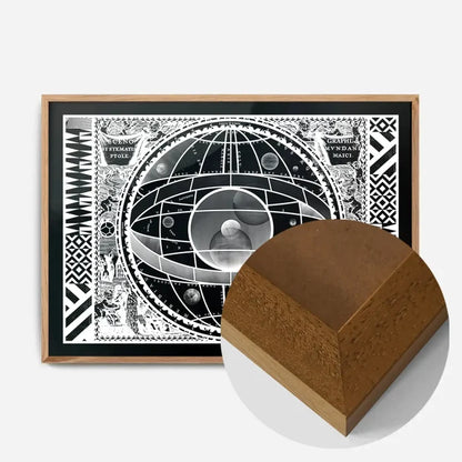 21x30cm | 8¼ x 11¾in / Oak Wood Frame