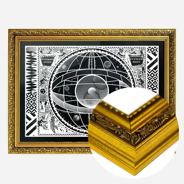 21x30cm | 8¼ x 11¾in / Gold Ornate Frame