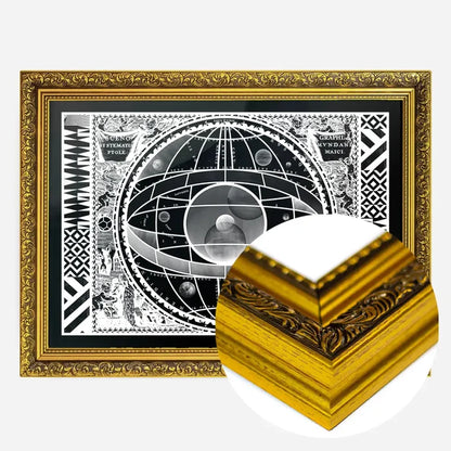 21x30cm | 8¼ x 11¾in / Gold Ornate Frame
