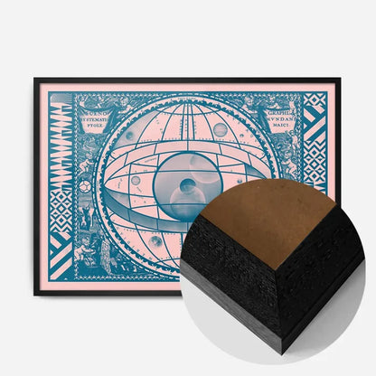 21x30cm | 8¼ x 11¾in / Black Wood Frame