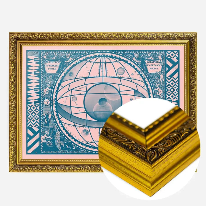 21x30cm | 8¼ x 11¾in / Gold Ornate Frame