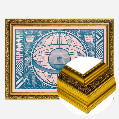 21x30cm | 8¼ x 11¾in / Gold Ornate Frame