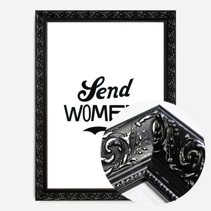 21x30cm | 8¼ x 11¾in / Black Ornate Frame