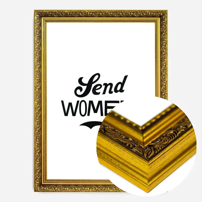 21x30cm | 8¼ x 11¾in / Gold Ornate Frame