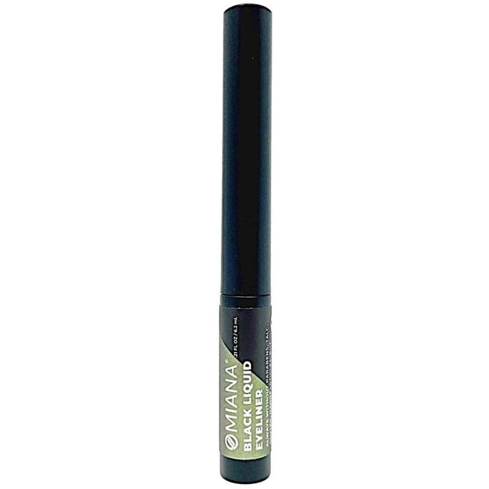 Omiana Cosmetics Eyeliner Sensitive Skin Jet-Black Liquid Eyeliner - Without Mica, & More!