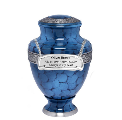 Serene Series - Midnight Iris Cremation Urn - IUET100