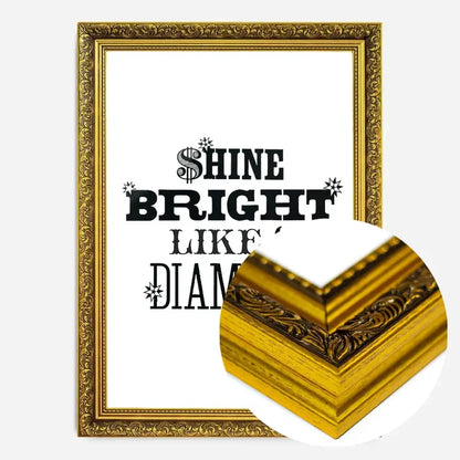 21x30cm | 8¼ x 11¾in / Gold Ornate Frame