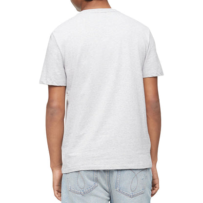 Short Sleeves Smooth Cotton Solid Crewneck Tee