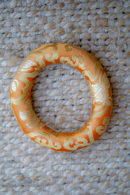 Ring Silk Cushion - Singing Bowl Companion