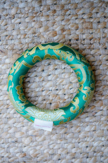 Ring Silk Cushion - Singing Bowl Companion