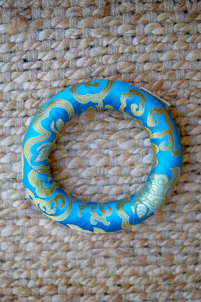 Ring Silk Cushion - Singing Bowl Companion