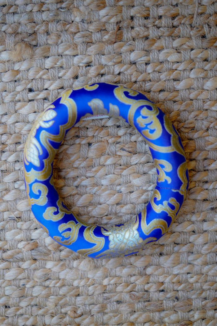 Ring Silk Cushion - Singing Bowl Companion