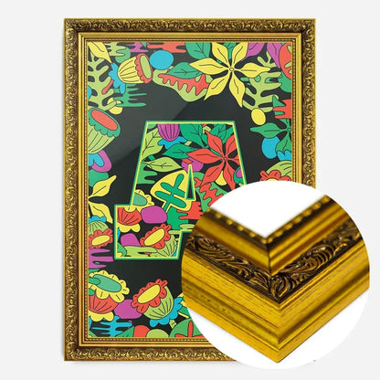 21x30cm | 8¼ x 11¾in / Gold Ornate Frame
