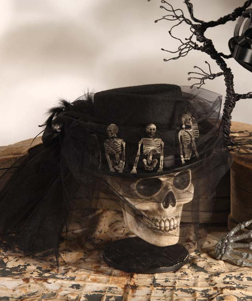 Skeleton Riding Hat