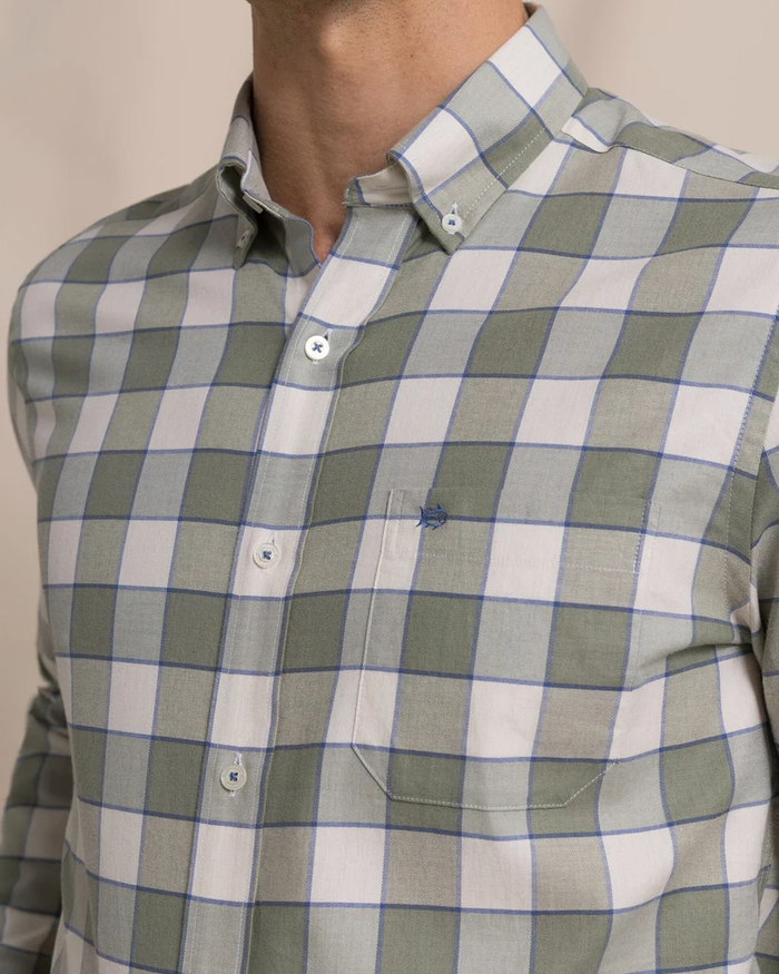 Southern Tide Heather Cedar Green Sunny Cove Sportshirt