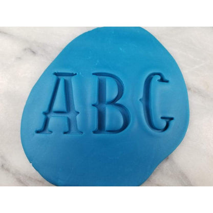 Spooky Font Letter Cookie Stamps Set - Letters/ Numbers/ Shapes