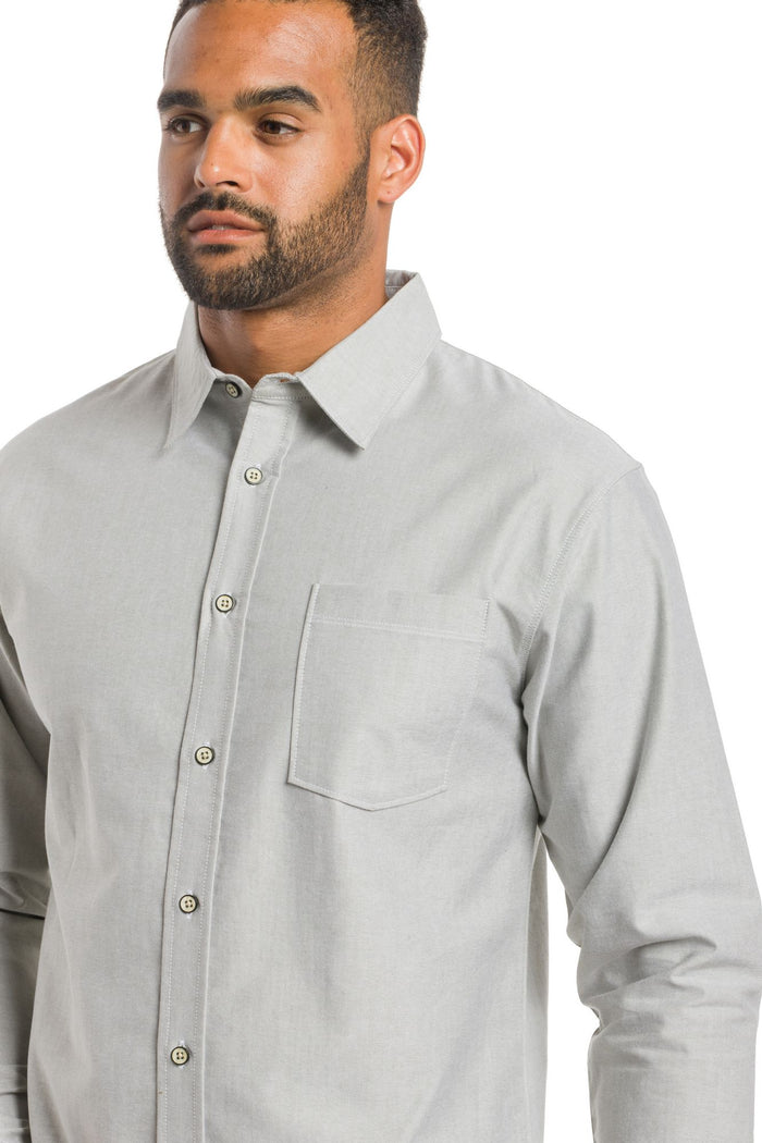 Steward | Men's Long Sleeve Oxford Woven Shirt