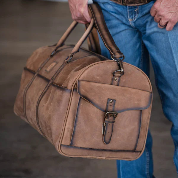 STS Ranchwear Foreman Leather Duffle Bag