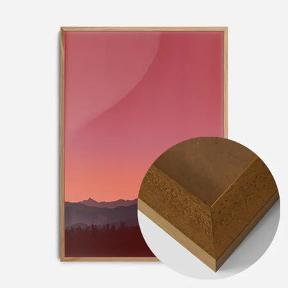 21x30cm | 8¼ x 11¾in / Oak Wood Frame