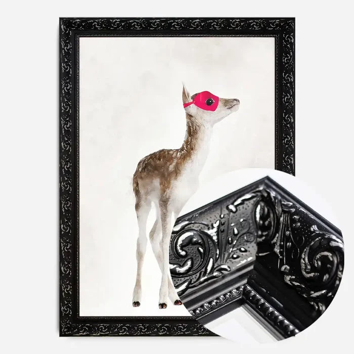 21x30cm | 8¼ x 11¾in / Black Ornate Frame