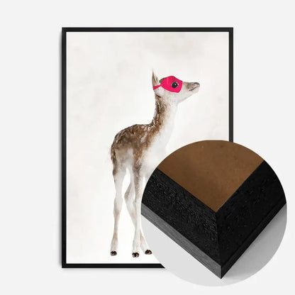 21x30cm | 8¼ x 11¾in / Black Wood Frame