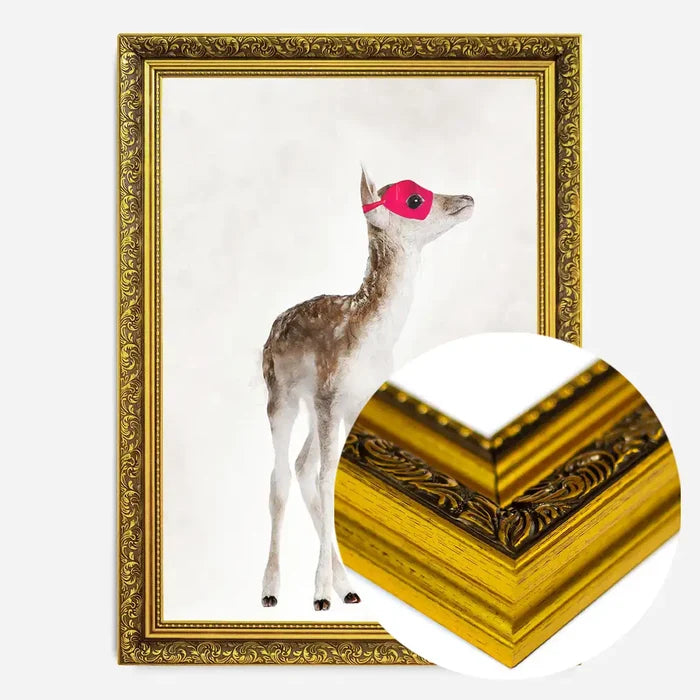 21x30cm | 8¼ x 11¾in / Gold Ornate Frame