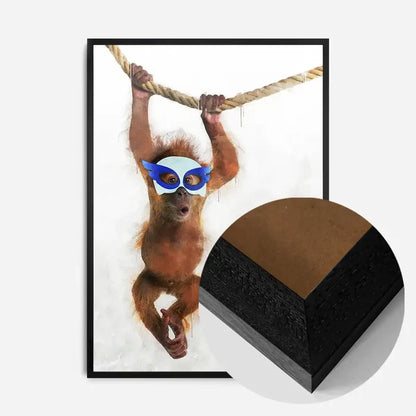 21x30cm | 8¼ x 11¾in / Black Wood Frame