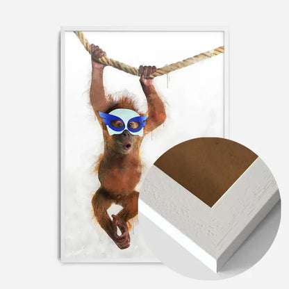 21x30cm | 8¼ x 11¾in / White Wood Frame