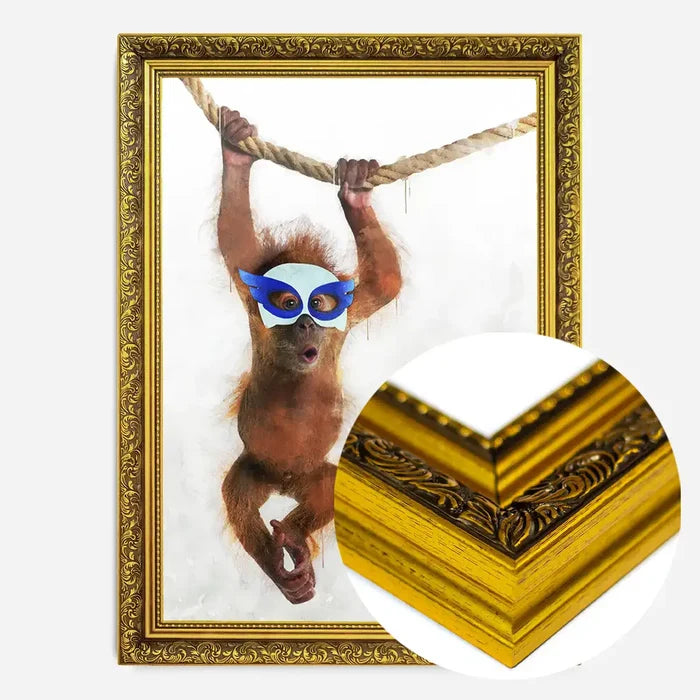 21x30cm | 8¼ x 11¾in / Gold Ornate Frame
