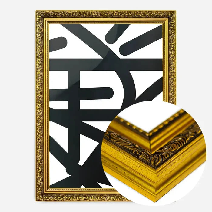 21x30cm | 8¼ x 11¾in / Gold Ornate Frame