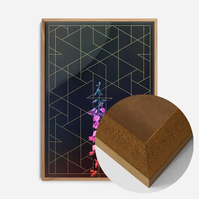 21x30cm | 8¼ x 11¾in / Oak Wood Frame